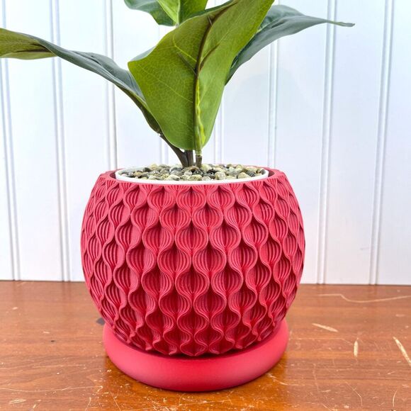 Indoor Flower Pot, Bloom Planter Pot, Houseplants, Ecofriendly - Picture 1 of 10